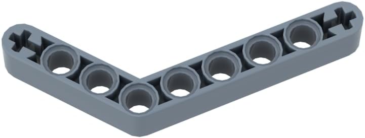 Gobricks 6629 42149 Technic Beam 1x9 Bent 6-4 Thick, Sand Blue, 50 pcs