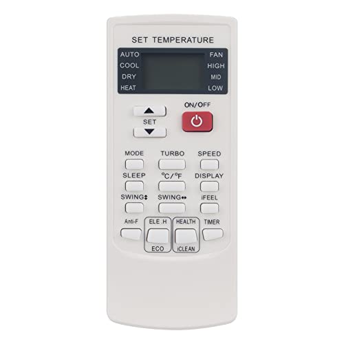 YKR-H/101E YKR-H/102E Air Conditioner Remote Control Compatible with Fujitsu General Fuji-Electric Hiyasu AC A/C FW11-4500-I UAAS24-18 MUPR09H9A MUPR12H9A FW6-4500-ECO FW10-3000 FW10-4500 FW10-6000