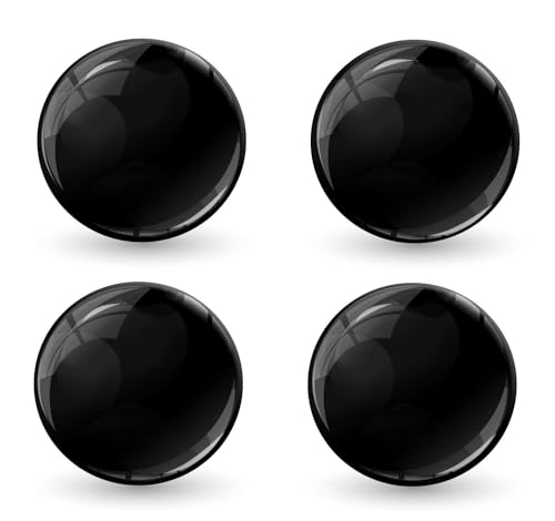 Biomar Labs 4 x 3D Gel Silicone Stickers Bumper Sticker Decals Emblem Tuning for Car Motorcycle Helmet Bike PC Laptop Tablet Window Black SP 6 B