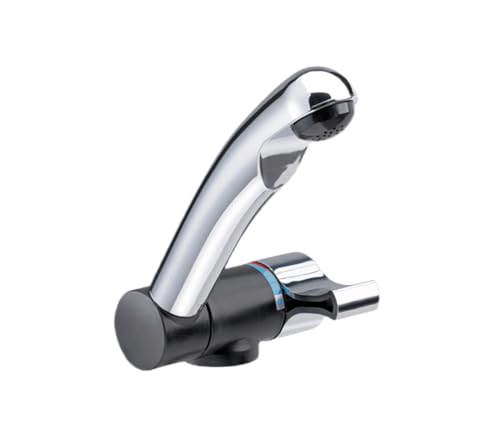 Rubinetto Reich 647-050000B - Miscelatore monocomando per roulotte, effetto cromato