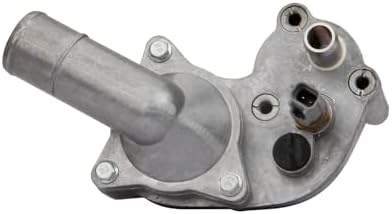 ISINSWIFT Aluminum Thermostat Housing Assembly For 2005-2010 Ford Mustang 4.0L V6 - Replaces 5R3Z-8592-BA