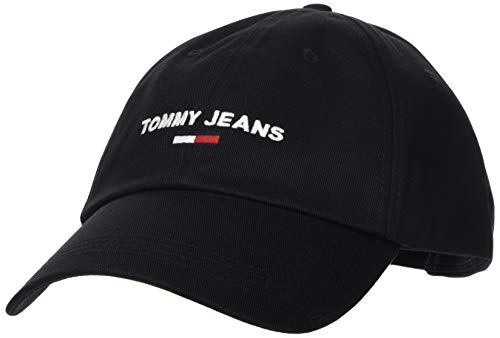 Tommy Hilfiger TJM Sport Cap Gorro/Sombrero, Negro, OS para Hombre