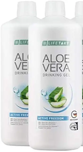 Aloe Vera Trinkgel Active Freedom - 2 x 1000 ml Flasche