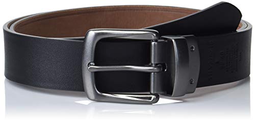 Image of Levi's Leather Men's Levis 40Mm Reversible Belt With Brushed Silver Buckle