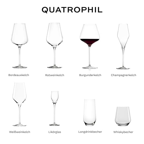 Foto von Stölzle Lausitz Burgundergläser Quatrophil 6er-Set 710ml – Elegante Rotweingläser ideal für Burgunder – Burgunderkelch aus Kristallglas für optimale Aromaentfaltung – Spülmaschinen- & Stoßfest