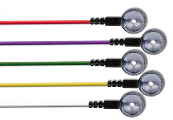 Électrode cupule 10mm argent EEG sommeil pour des nuits calmes sous suivi