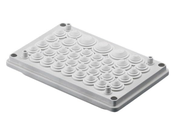 Plaque passe-câble Rittal 9665.770 en matériau isolant durable