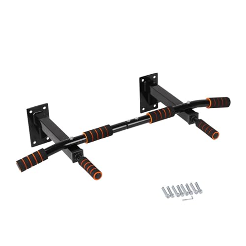 Barra de dominadas para dominadas – Estación de dips con montaje en pared, barra de entrenamiento | Equipo de fitness resistente para gimnasio en casa Entrenamiento culturismo Indoo