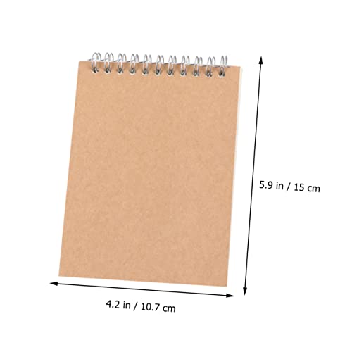 Carnet Spirale Kraft x12 pour notes de bureau et études