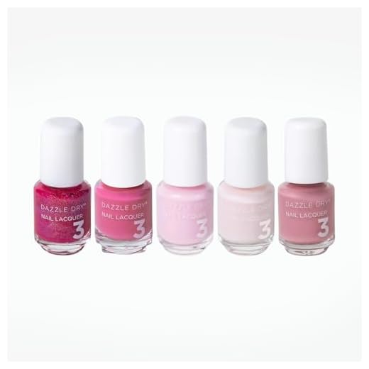 Dazzle Dry Best of Pinks Mini Set