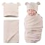 Beige(swaddle&hat)