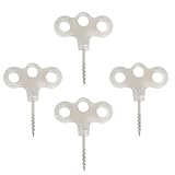 ABOOFAN Clavos de Acero Inoxidable para Tienda de Campaña, Estacas Roscadas de 3 Ojos Luminiscentes para Exteriores, Piquetas Resistentes para Camping, Senderismo y Montaje de Toldos