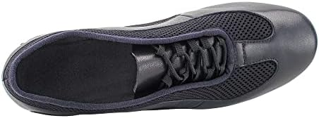 Very Fine Andromeda Womens Black Latin Ballroom Waltz Smooth Salsa Practice Dance Shoes 1.5" Cuban Heel US M 8 | Image 1