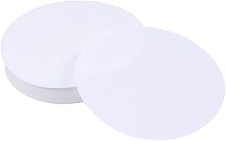 CIYODO Filter Paper Chemistry 200pcs Lab Grade Paper Paper Filtration Paper White Engine Oil Equipment Fiber Paper School Science Filter Paper Lab