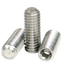 Socket Set Screw, Flat Point, 3/8-16 x 3/4