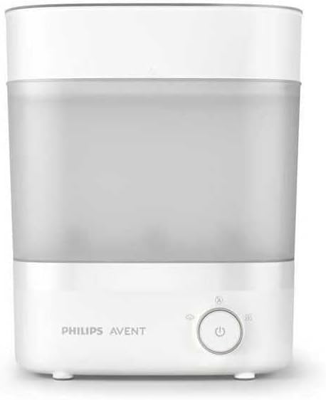 Avent SCF293/00 Steriliser for up to 6 Baby Bottles, Teats and Accessories, Vaporiser Baby with Modular Design, Integrated Drying Function, White