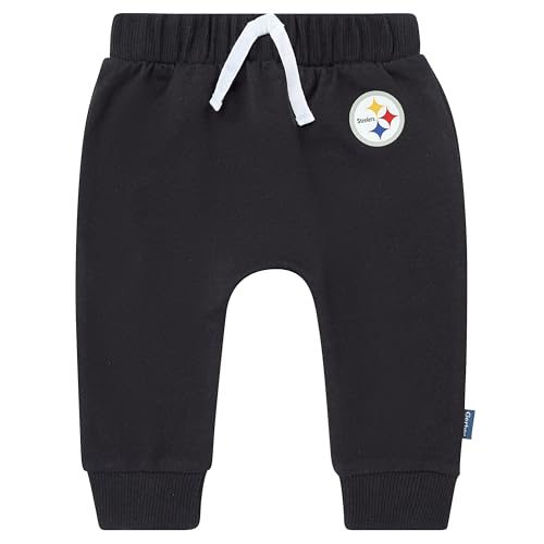 Gerber Baby NFL Onesie Bodysuit and Jogger Set, Steelers, 6-9 Months by Gerber - Image 3