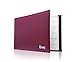 Skittz Maroon Business Check Binder 7 Ring w/Zip Organizer & Calendar for 3 on a Page Checks