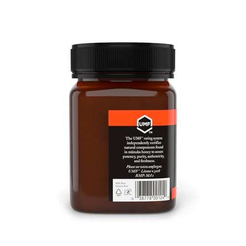 Nate's Raw Manuka Honey New Zealand MGO 263+ | UMF Certified 10+ | 17.6 oz Jar