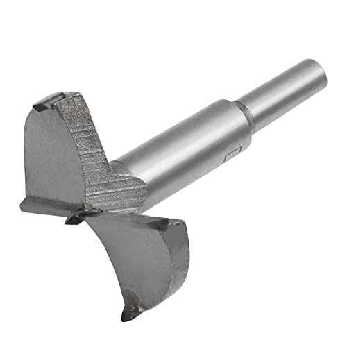 Utoolmart Forstner Drill Bits 53mm, Tungsten Carbide Wood Hole Saw Auger Opener, Woodworking Hinge Hole Drilling Boring Bit Cutter Silver Grey 1Pcs