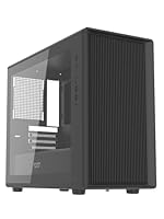 darkFlash DB460M Micro-ATX PC Gaming Case, Full-Mesh Front Panel for High Airflow, Tool-Free Clamshell Side Panel, Supports RTX 5090 up to 420mm, 360mm Top Radiator Support, Black