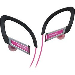 Image of Panasonic RP-HS220-P Inner Ear Clip Sports Earphones with Extension (Pink)