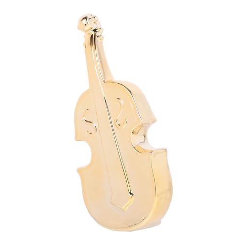 MUSISALY Unique Vintage Cello Shape Adornment Sophisticated Instrument Decor for Restaurant Office and Living Room