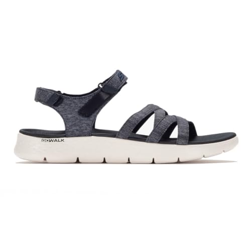 Image of SKECHERS Women's GO Walk Flex Sandal - Illuminate Hands Free Slip-ins Fisherman