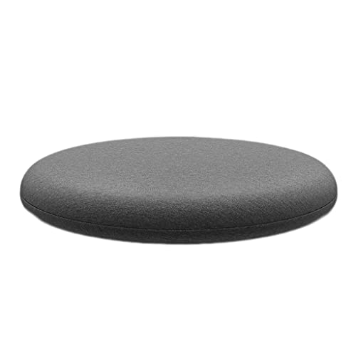 Coussin en mousse à mémoire de forme rond gris foncé 40x40cm XMING pour chaise et sol