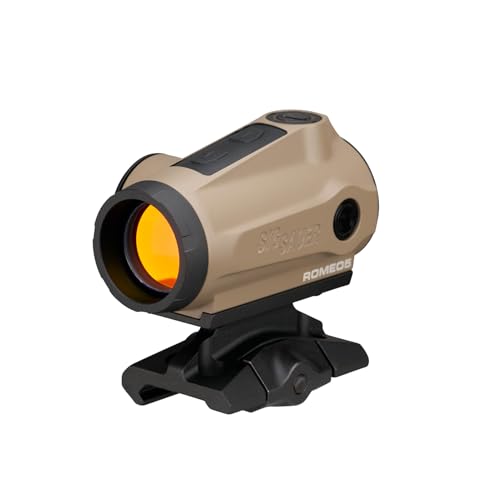 SIG SAUER ROMEO5 GEN II 1x20mm Compact Durable IPX-7 Waterproof Rifle Shooting Sight, Parallax-Free...