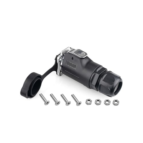 Conector eléctrico LP28 de 2 pines 45A m28 macho hembra con enchufe recto 6