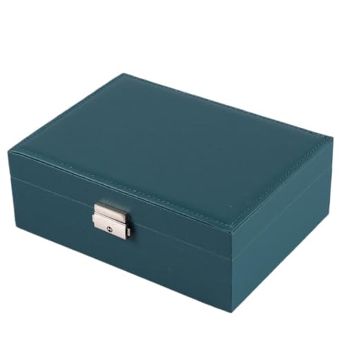 Boîte de rangement pour bijoux verrouillable à double compartiment