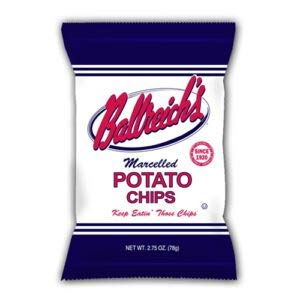 Ballreich Snack Food Company Marcelled Potato Chips (Regular), 2.75oz (Pack of 12)