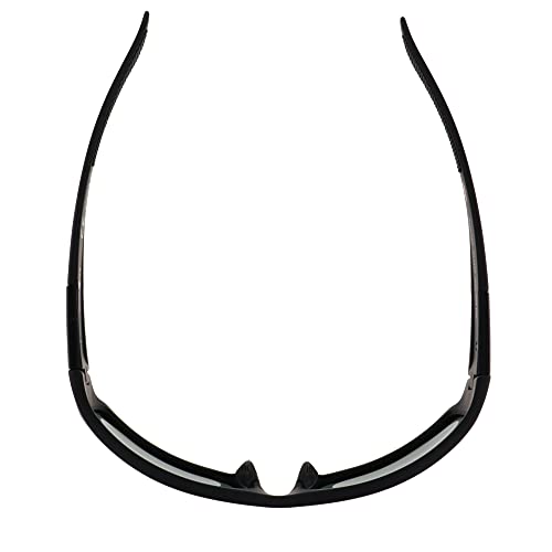 DOCKERS Men's Gavin Sunglasses Polarized Wrap, Black, 57mm4