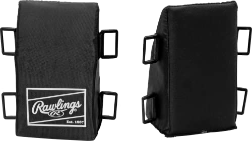 image for Rawlings | Catcher's Knee Savers | Baseball/Softball | Adult | Black, 