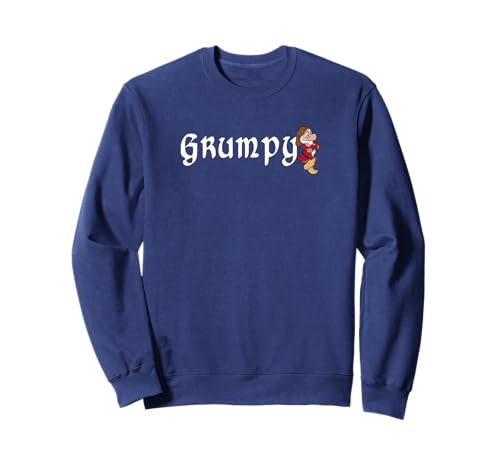 Sweatshirt Disney Grumpy avec bannière pour fans de Blanche-Neige