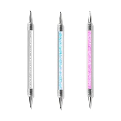 Kit de bolígrafos de doble punta para decoración de uñas Nail Art Design Pintura Pening Cover