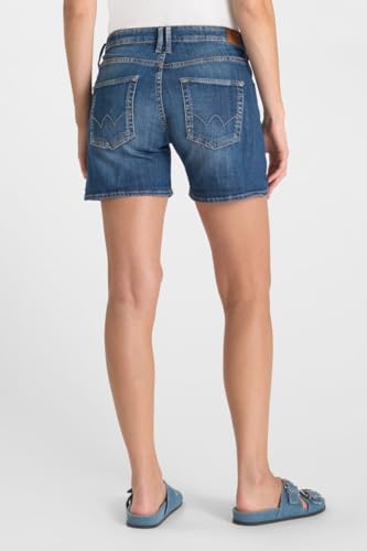 Le Temps des Cerises Short en Jeans Margot bleu délavé à taille standard - 7