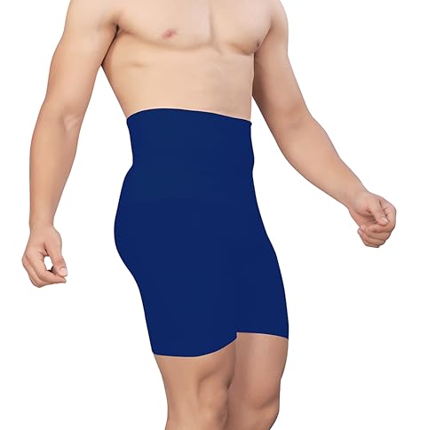 Image of Tummy Tucker Men Shapewear for Control Seamless High Waist Slimming Underwear Body Shaper Boxer Stomach Fitness for Exercise & Workout Briefs