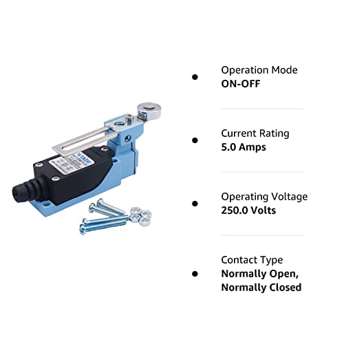 Twtade/Tz-8108 Adjustable Roller Lever Arm Arduino Limit Switch Nc-No Cnc Mill Router Spdt Momentary Limit Switch For Cnc Mill Plasma Tz-8108 #TOP4