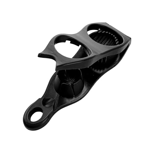 YILANJIN Tagliauova, Tagliauovo da Cucina in Acciaio Inox per Uova, Multifunzione Tagliauova a Fette, Tagliauova Manuale in Acciaio Inossidabile per Tagliare Fragole, Cibi Morbidi, Funghi (Nero)