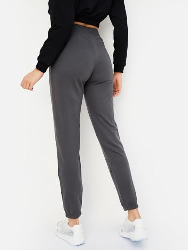 Image of Max Women Mid Rise Solid Sports Joggers
