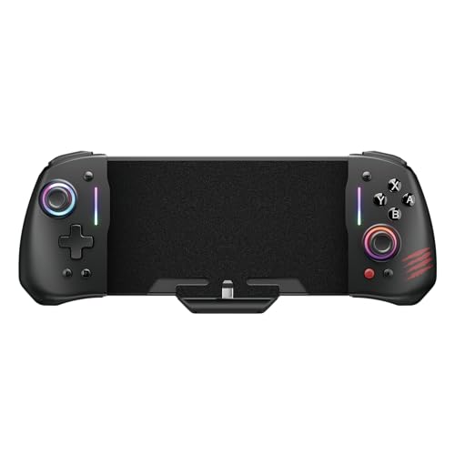 C.A.T. 12 Ergonomic RGB Switch Controller, Adjustable dual-vibration, 6-axis motion control, Adjustable turbo function