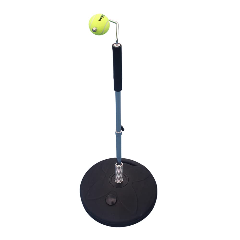 Balle de tennis rotative d'entraînement avec retour automatique et socle stable