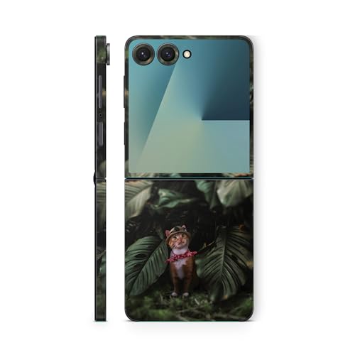 Phone Skin Compatible with Samsung Galaxy Z Flip 7 - Expedition Kitty - Premium 3M Vinyl Protective Wrap Decal Cover - Easy to Apply | Crafted in The USA by MightySkins
