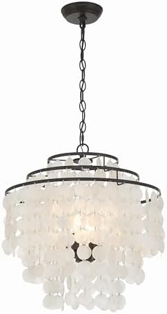 Crystorama Brielle 4 Light Dark Bronze Chandelier