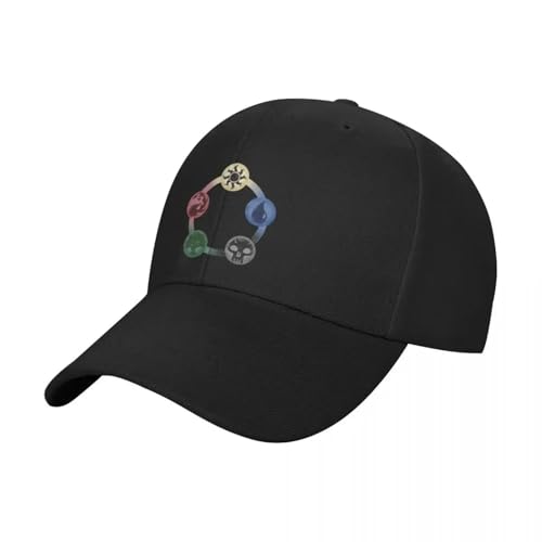 Casquette de baseball Mana Colors homme femme chapeau ajustable tendance