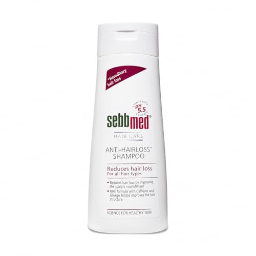 Image of Sebbmed Anti-Hairloss Shampoo - Advanced Hair Care with pH 5.5 Formula for Reduced Hair Fall, Stronger Roots & Healthier Scalp
