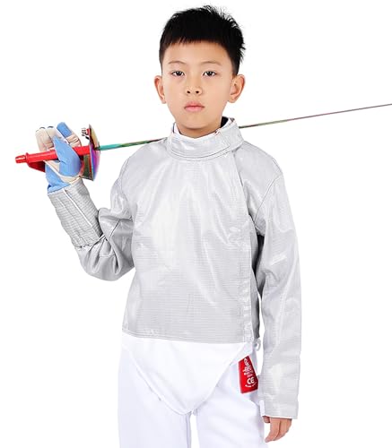 Boobysuu Fencing Electric Sabre Jacket, Electric Fencing Metal Jacket for Unisex Junior Adult, CE Standard Fencing Uniform(48) - Thumbnail 7