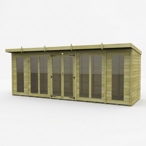Image of DIY Sheds 18 x 6 Pent Summer House (Full Height Window)